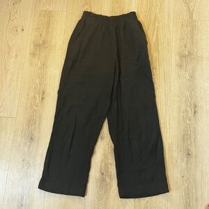 Madewell Linen Pull-On Wide Leg Pants